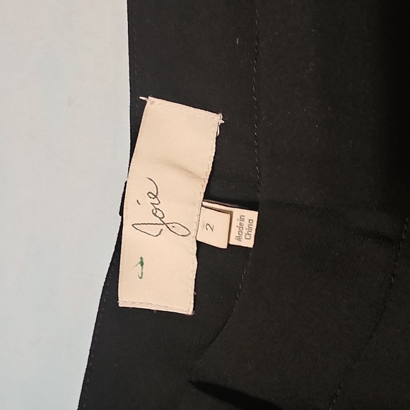 Joie Cuffed Ankle Classic‎ Black Trousers Size 2 - Picture 3 of 5